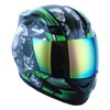 1Storm Motorcycle Bike Full FACE Helmet Mechanic Skull - Tinted