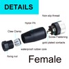 DIANQI 12mm Wire Connector M12 Male & Female Socket Panel