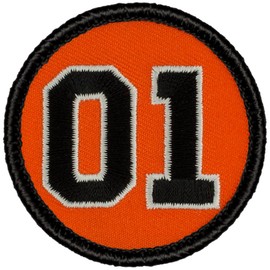 General Lee Patrol Patch - 2" Diameter Round Embroidered Patch (Hook Fastener)