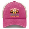 Povmekd Oktoberfest Drinking Team Schnitzel Faced Trucker Hat Men Trendy