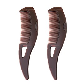 Creative Dandruff Comb, Energy Comb, Plastic Press Button Hairbrush for Scalp Massage and Dirt Removal, Reduce Scalp Itching/Oil, Scalp Care Comb with Ergonomic Handle for Women Men (Medium, Count, 2)