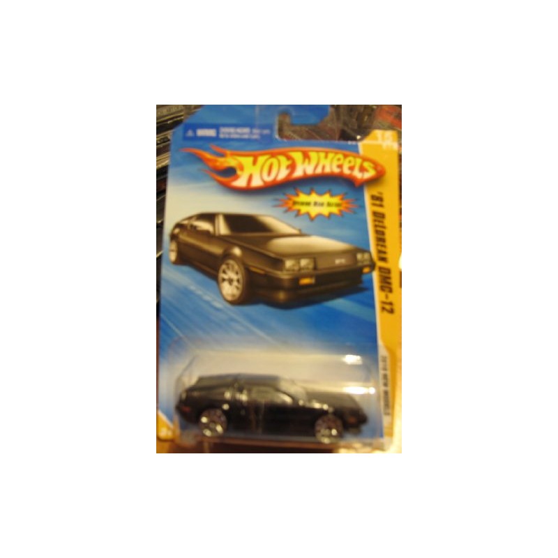 Hot Wheels 2010 New Models '81 DeLorean DMC-12 BLACK #015
