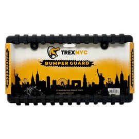 TrexNYC Bumper Protector, Front and Rear Bumper Guard (Front Bumper Guard, Slim)