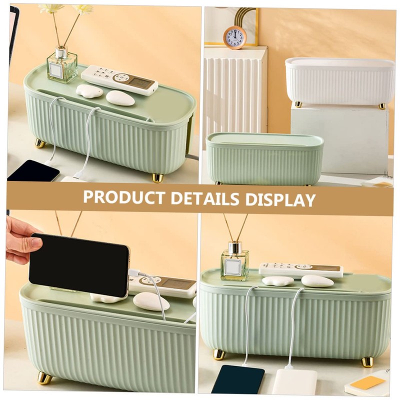 Operitacx Cable Management Box Sturdy Power Line Storage Case for