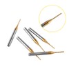 10pcs 1 mm Carbide Square End Mill Titanium Coated Engraving