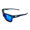 Caterpillar Men's Coder Polarized Sunglasses Square, Matte Navy Crystal, 60