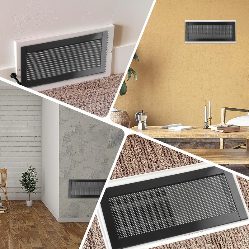 2P Magnetic Floor Vent Covers 4 x 10 Inch Air