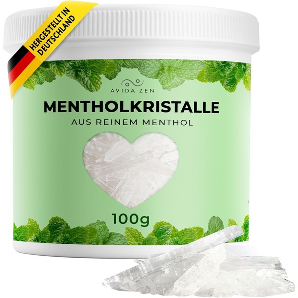 AVIDA ZEN Menthol Crystals 100 g, Natural Menthol Crystals in