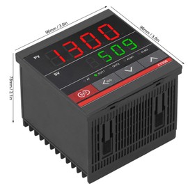 100‑240VAC Temperature Controller PID Heating and Cooling Relay Universal Equipment XY509 for Temperature Control of Kiln Furnace 96 x 96 x 78mm