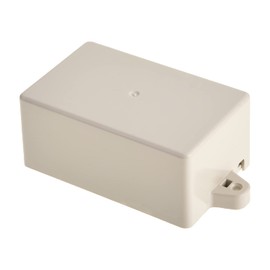 Heyiarbeit 1Pcs 3.23"x 2.05"x1.38" ABS Black Dustproof Electronic Junction Box Enclosure Project Box With Ear For Electronic Projects