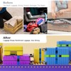 PUWOWYE Pack of 4 Suitcase Strap, Suitcase Strap Eye-catching, Adjustable