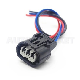 AUTOSMARKET For 2001-2005 Honda Civic 3-Way Camshaft Position Sensor Connector Harness Plug
