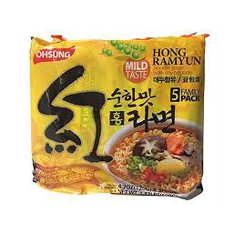 OHSUNG 4 PACK Ohsung Hong Ramen Korean Style INSTANT NOODLE