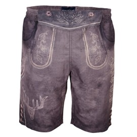 Krüger Anno 1958 Men's Costume Swimming Trunks Knee Length Item No. 094683-0-0007, brown, S