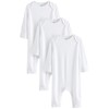 NEXT Skin-friendly Baby Pyjamas Pack of 3, White, 6 -