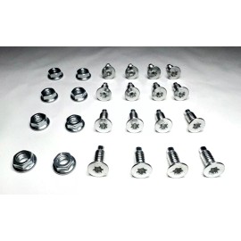 MJR Automotive Windshield Hinge Torx Screws and Nuts Fits 1976-1995 Wrangler Jeep CJ5 CJ7 CJ8