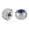 sourcing map 5Pcs M14 x 2 Nylon Insert Hex Lock