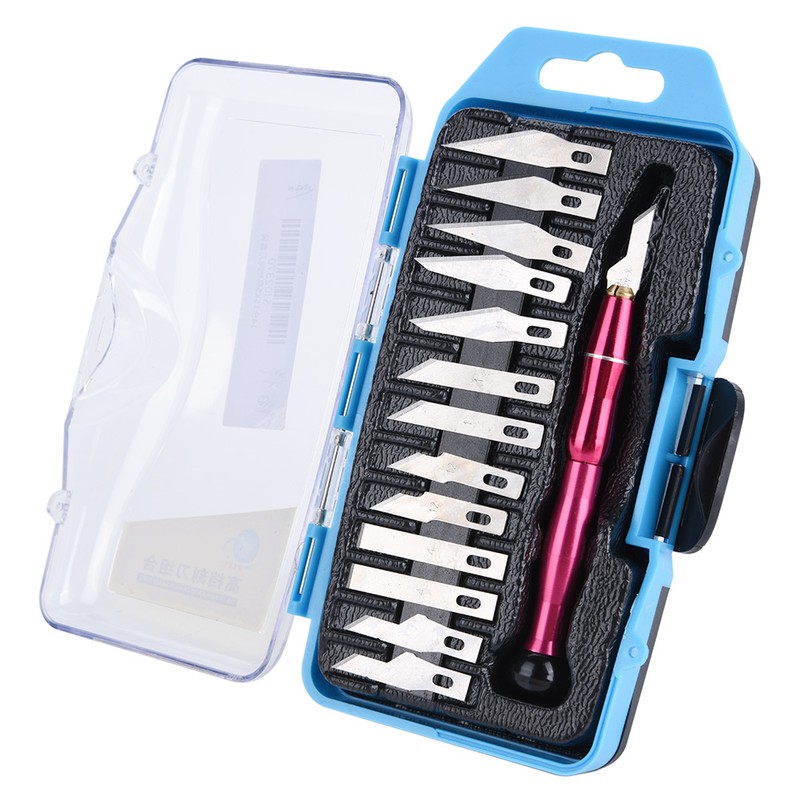 14 in 1 SK5 DIY Cutter Knife Set Metal Carving
