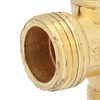 3-Way Brass Air Compressor Check Valve 1/2 Inch 1/8 Inch