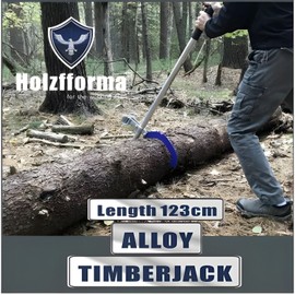 Holzfforma Alloy Timberjack Wood Chuck Log Lifter Roller Fencing Jack Hook Detachable Tool