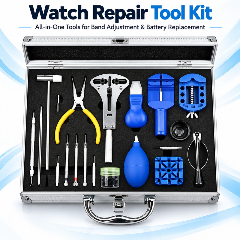 Watch Repair Tool Kit for Battery and Band Service, Two
