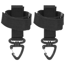 Sosoport Camping Supply Pcs Multi-Function Glove Straps Glove Storage Ties Buckle Black