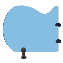 XNXWDZ Urinal Partition, Toilet Privacy Screen, Bathroom Partition Wall, Suitable for Kindergarten (Blue 1Pcs)