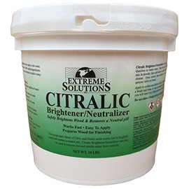 Citralic Wood Brightener & Neutralizer for Decks, Fences, Siding & Log Cabins - Woodrich Brand - Covers up to 3000 Sq. Ft. - Safe for All Woods - Easy to Use