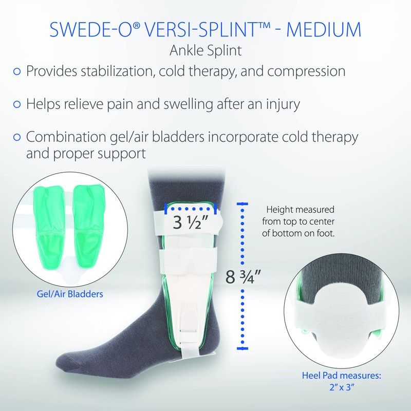 Swede-O Versi-Splint Ankle Splint - Medium