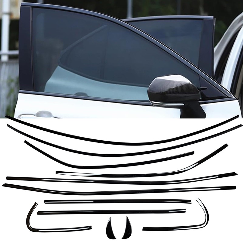 Chrome Delete Window Trim for Toyota Camry 2018-2024 Stainless Steel