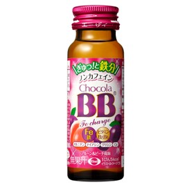 Chocola BB (Nutritional Functional Food) Fe Charge, Decaffeinated 1.7 fl oz (50 ml) x 3 Bottles (Iron)