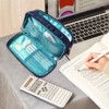Akura Pencil Case, Large Capacity, Pen Pouch, Canvas, Simple, Multifunctional,