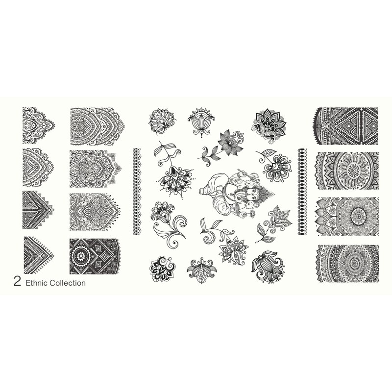 MoYou's XL Ethnic plates collection 2, gorgeous boho full designs