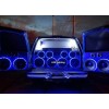 JHB Pair 8" Bluetooth Remote RGB LED Rings Lights for