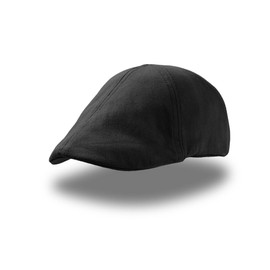 capsforfriends Men's Flat Cap - Black - Black - One size