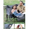 Timber Ridge Padded 3 Person Camping Chair Supports to 1050lbs,