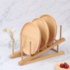 2 Pcs Wooden Puzzle Storage Rack,Jigsaw Puzzle Holder Rack for