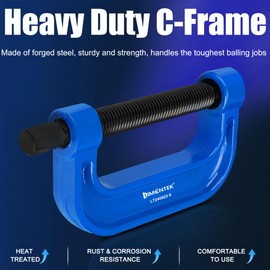 limontek Master Ball Joint Press Kit, Heavy Duty 23Pcs Ball Joint Removal Tool, U Joints and Brake Pins, Compatible with 2WD and 4WD Vehicles