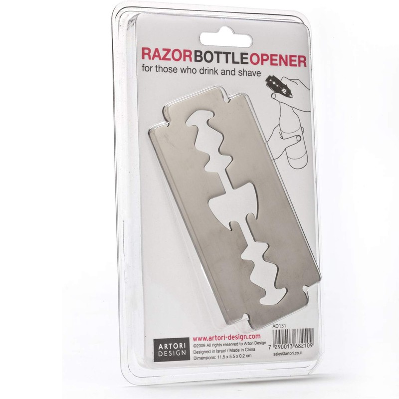 Artori Design Bieröffner in Rasierklingen Optik - Razor Bottle Opener