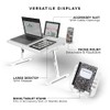 Limitless TotalDesk Portable Workstation and Lap Desk with Adjustable Height