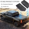 Bed Rail Stake Pocket Covers for GMC Chevy Silverado Sierra