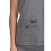 KOI Basics 373 Women's Becca V-Neck Solid Scrub Top (Heather