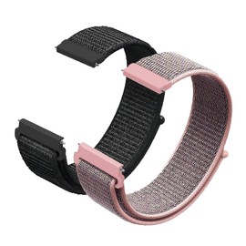 KUBFDL Nylon Watch Strap 20 mm 22 mm Bracelet Quick Release for Men Women Smartwatch Replacement Strap Adjustable Breathable Sports Fabric Watch Straps Watch Replacement Strap