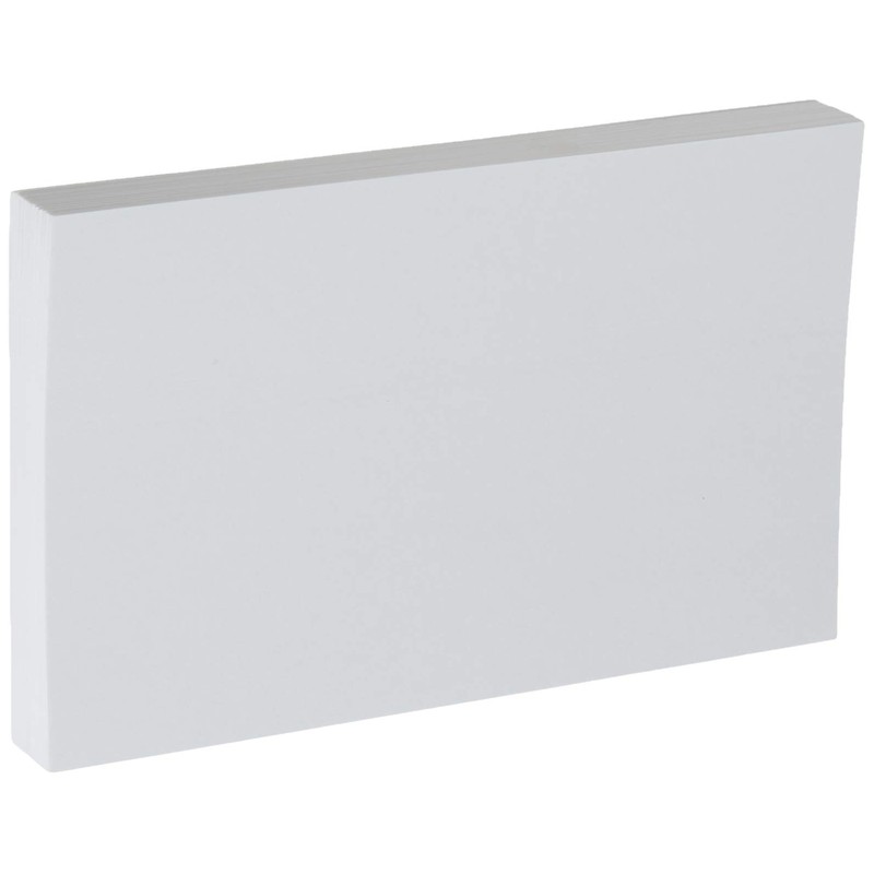 Oxford Blank Index Cards, 5" x 8", White, 300 pack