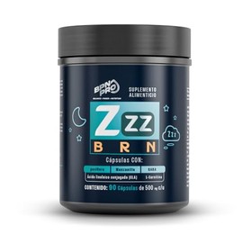 BPN PRO Pastillas nocturnas ZZZ BRN - 90 Cpsulas Naturales de Manzanilla, GABA, CLA, Jengibre, L Carnitina, Zinc, Manzanilla, Jengibre Cetonas de...  