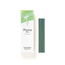 Shoyeido Incense Xiang Do Citrus ST20 Sticks with Simple Incense Holder #214522