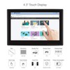 visualización LCD DSI de 4.3 pulgadas con funda para Raspberry