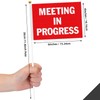SmoothNovelty 6 Pack Double Sided Desk Sign Flag Office Privacy
