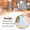 2 Pcs Mini Wooden Artist Triangle Easels Wooden Desktop Easel