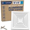 12x12 Inch (Duct Opening) Air Vent Cover - 4-Way Extruded